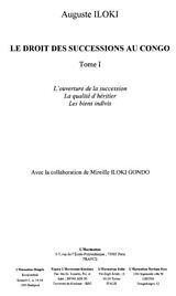 E-Book (pdf) Droit des successions au congot.i von Iloki Auguste