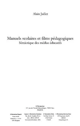 E-Book (pdf) Manuels scolaires et films pedagogiques von Jaillet Alain