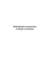 PDF Methodologies economiques et ethique scientifique von Terra Domingos