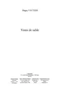 E-Book (pdf) Vents de sable von Vautier Maguy
