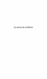 E-Book (pdf) LA MORT DU CORBEAU von 