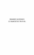 PDF Progres technique et marche dutravail von Arts Et Therapie