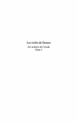 E-Book (pdf) Exiles de douma les von Evindissi Marie-Ange