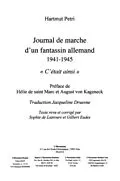 E-Book (pdf) Journal de marche d'un fantassin alleman von Petri Hartmut