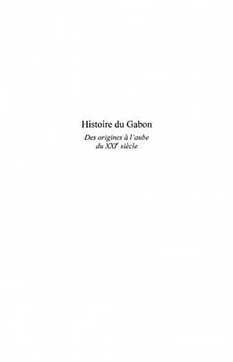 E-Book (pdf) Histoire du gabon des originesa l'aube von Metegue N'Nah Nicolas