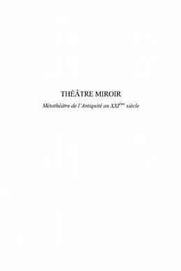 PDF Theatre miroir von Jean Rieucau