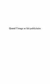 E-Book (pdf) QUAND L'IMAGE SE FAIT PUBLICITAIRE von Francoise Minot
