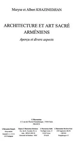E-Book (pdf) Architecture et art sacre armeniens von Albert Khazinedjian