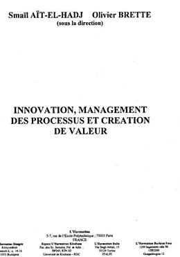 E-Book (pdf) Innovation management des processus et c von Ait-El-Hadj \Brette