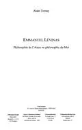 E-Book (pdf) Emmanuel levinas von Tornay Alain