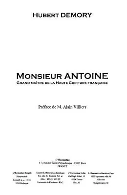 E-Book (pdf) Monsieur Antoine von Hubert Demory