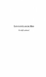 eBook (pdf) LES FAVELAS DE RIO de Paola Berenstein-Jacques
