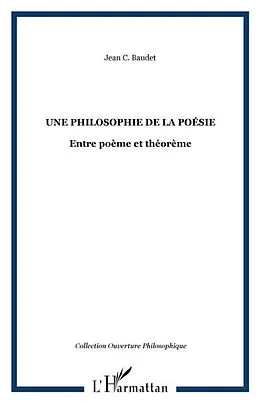 PDF Une philosophie de la poesie von Baudet Jean C.