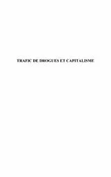 E-Book (pdf) Trafic de drogues et capitalisme un para von Lecerf Marjorie