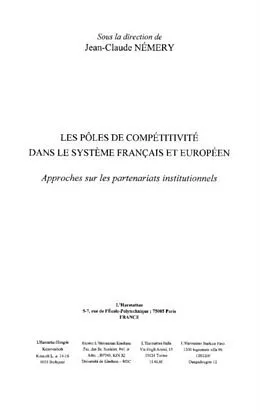 E-Book (pdf) Poles de competitivite dans lesysteme f von Gavioli Carla