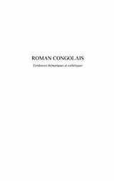 E-Book (pdf) Roman congolais tendance thematiques et von Koudou Claude