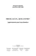 PDF Freud lacan quel avenir von Jean-Pierre Benard