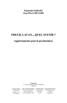PDF Freud lacan quel avenir von Jean-Pierre Benard
