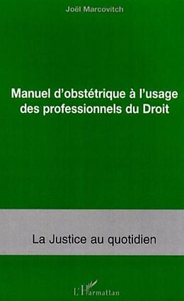 eBook (pdf) Manuel d'obstetrique a l'usageprofessio de 