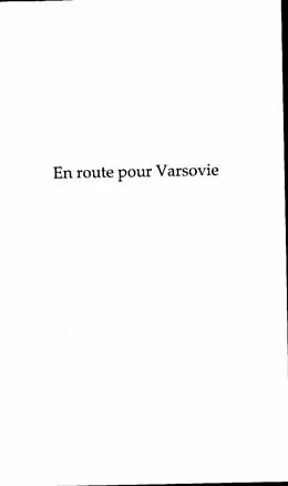 E-Book (pdf) En route pour varsovie von Bernardini Jean-Jacques