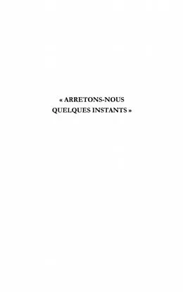 E-Book (pdf) Arretons-nous quelques instants von Xavier Arsene-Henry