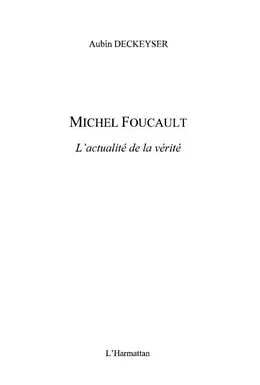 E-Book (pdf) Michel Foucault von Aubin Deckeyser