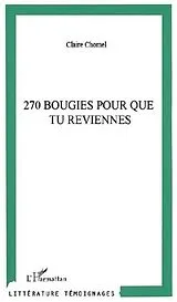 E-Book (pdf) 270 bougies pour que tu reviennes von Chomel Claire