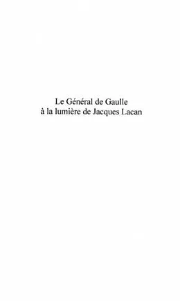 E-Book (pdf) LE GENERAL DE GAULLE A LA LUMIERE DE JACQUES LACAN von Corinne Mayer