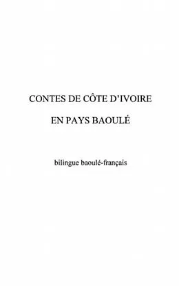 E-Book (pdf) s Baoule von Francois Beney