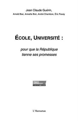 E-Book (pdf) ecole universite pour que la republique von Brunner Roland