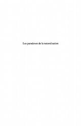 E-Book (pdf) Paradoxes de la naturalisation von Arnaud Frauenfelder