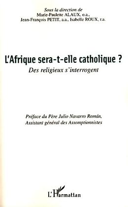 E-Book (pdf) L'AFRIQUE SERA-T-ELLE CATHOLIQUE ? von 