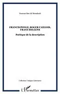 E-Book (pdf) Francis Ponge, Roger Caillois, Franz Hellens von Sourour Ben Ali Memdouh