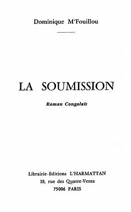 E-Book (pdf) LA SOUMISSION von 