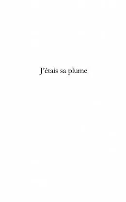 E-Book (pdf) J'etais sa plume-Roman von Christophe Baillat
