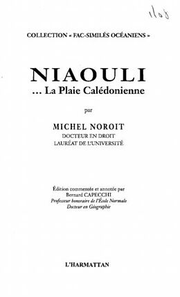 eBook (pdf) NIAOULI de 