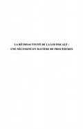 E-Book (pdf) Retroactivite loi fiscale: necessite ma. von Eric Deschamps