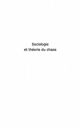 E-Book (pdf) Sociologie et theorie du chaos von Jean Yaovi Degli