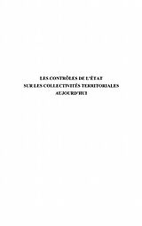eBook (pdf) Controles etat collecti.territoriales... de Pascal Combeau
