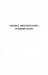 PDF Logique,argumentation,interpretation von Yann Le Bihan