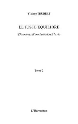 E-Book (pdf) Juste equilibre Le-Chroniquesd'une invi von Yvonne Trubert