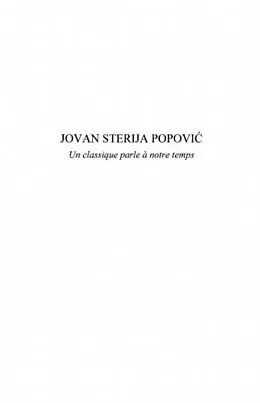 E-Book (pdf) Jovan Sterija Popovic-classique parle von Paul Sava Andjelkovic