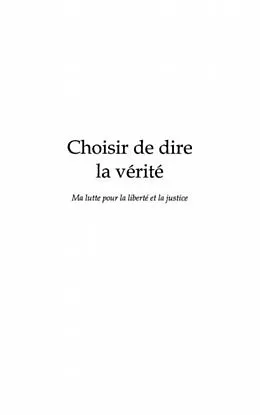 E-Book (pdf) Choisir de dire la verite von Noel-Aime Ngwa-Nguema