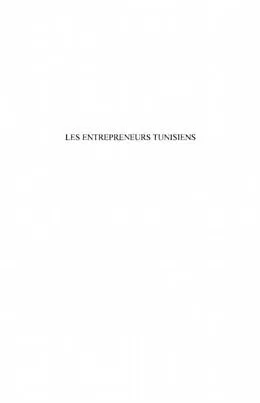 PDF Les entrepreneurs tunisiens von Thierry Guilbert