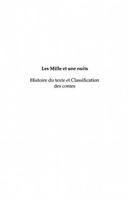 E-Book (pdf) Les mille et une nuits - histoire du tex von Abdoulaye Diallo
