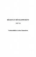 PDF Vulnerabilite et crises financiEres von Binh Nguyen Loc