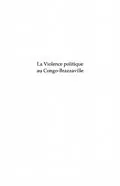 E-Book (pdf) La violence politique au Congo-Brazzaville von Jean-Claude Mayima-Mbemba