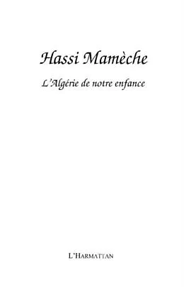 E-Book (pdf) Hassi mamEche - l'algerie de notre enfan von Michele Maldonado