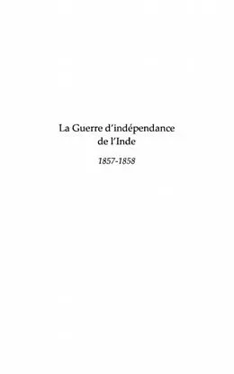 E-Book (pdf) La guerre d'independance de l'inde - 1857-1858 von Naumann