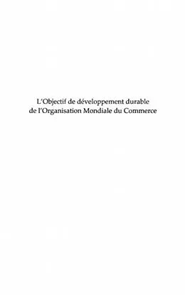 PDF L'objectif de developpement durable de l von Anne-Claire Chaumont